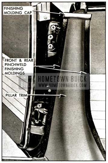1957 Buick Center Pillar