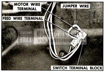 1957 Buick Checking Switch Terminal Block
