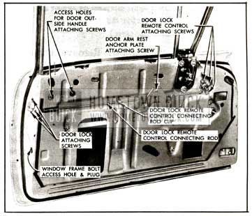 1957 Buick Door Lock Removal-Models 41-48