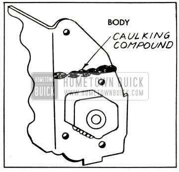 1957 Buick Door Lock Sealing Illustration