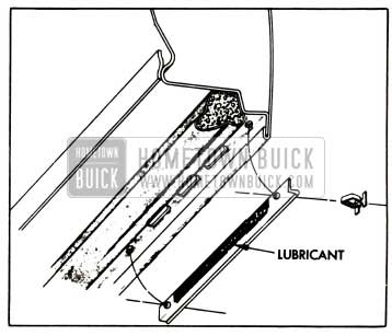 1957 Buick Front and Rear Door Bottom Drain Hole Sealing Strip