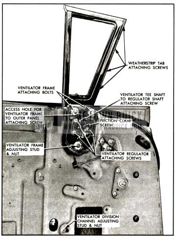 1957 Buick Front Door Ventilator View