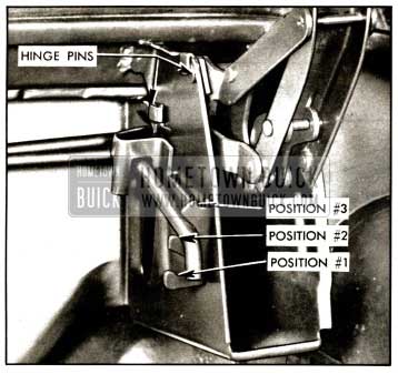 1957 Buick Rear Compartment Hinge-Convertibles Illustration