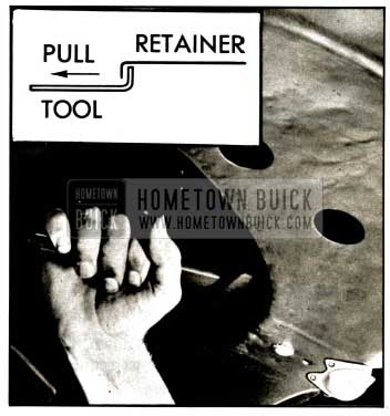 1957 Buick Rear Compartment Lock Cylinder Removal