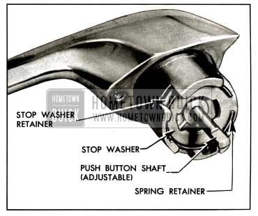 1957 Buick Rear Door Outside Handle Assembly