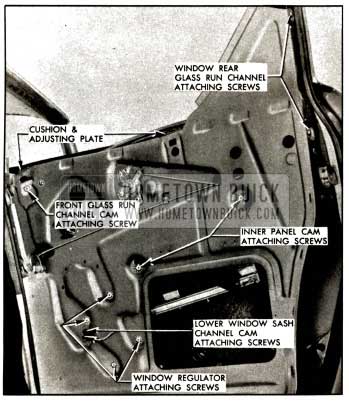 1957 Buick Rear Door Regulator Removal
