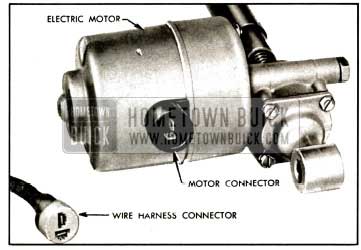 1957 Buick Socket and Blade Type Connector for Seat Motor