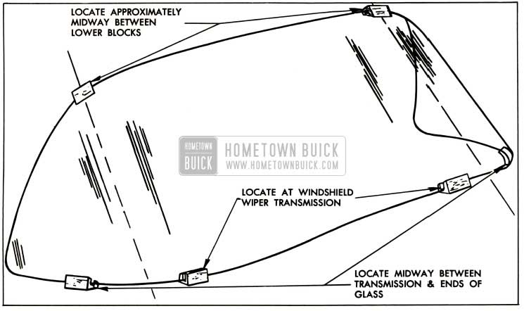 1957 Buick Spacer Position for Pinchweld Alignment