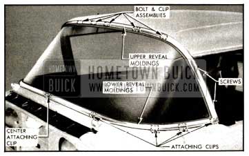 1957 Buick Windshield Reveal Molding Attachment Screws