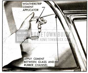 1957 Buick Windshield Rubber Channel Sealing