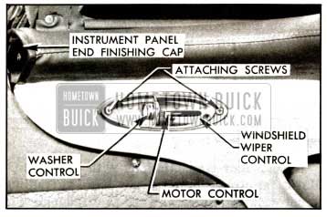 1957 Buick Windshield Wiper Control Attachment