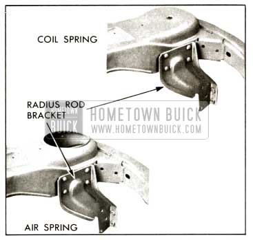 1958 Buick Air-Poise and Coil Spring Rear Cross-Member