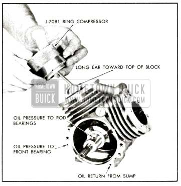 1958 Buick Compressor - Install Piston and Rod Assembly