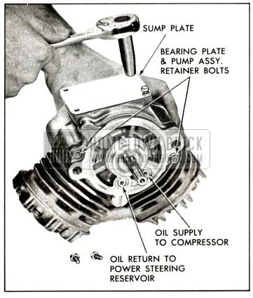 1958 Buick Compressor - Remove Sump Plate