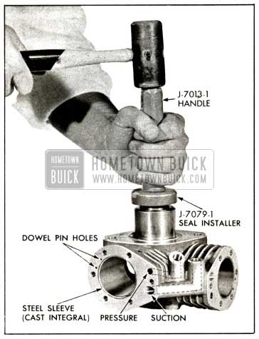 1958 Buick Compressor - Replace Front Oil Seal