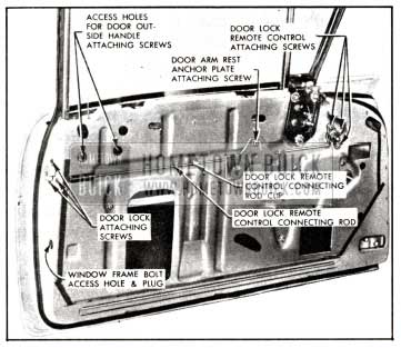 1958 Buick Door Lock Removal-Models 41-48