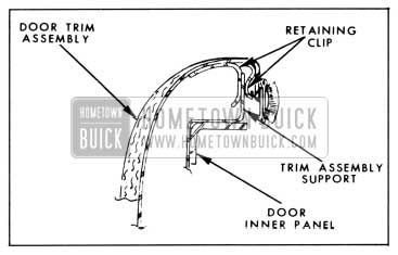 1958 Buick Door Trim Retaining Clip
