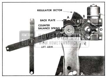 1958 Buick Door Window Electric Regulator