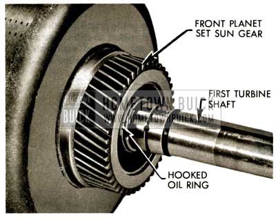 1958 Buick Flight Pitch Dynaflow First Turbine Shaft Installed