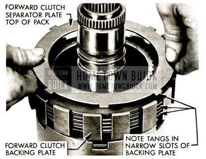 1958 Buick Flight Pitch Dynaflow Forward Clutch Separator Plate Top