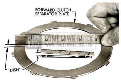 1958 Buick Flight Pitch Dynaflow Forward Clutch Separator Plate