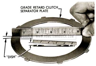 1958 Buick Flight Pitch Dynaflow Grade Retard Clutch Separator Plate