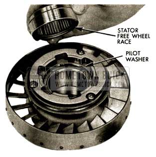 1958 Buick Flight Pitch Dynaflow Insert Stator Free Wheel Clutch