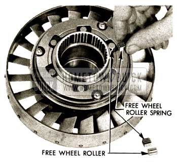 1958 Buick Flight Pitch Dynaflow Install Free Wheel Clutch Rollers