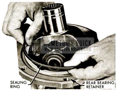 1958 Buick Flight Pitch Dynaflow Install Inner Torque Ball Retainer