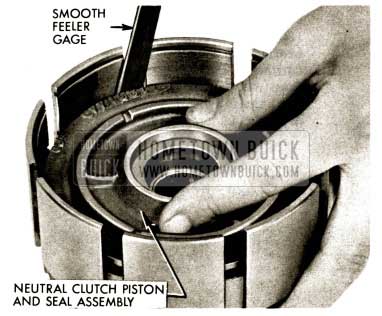 1958 Buick Flight Pitch Dynaflow Install Neutral Clutch Piston