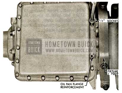 1958 Buick Flight Pitch Dynaflow Install Oil Pan Gasket