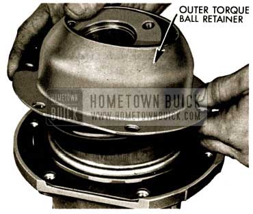 1958 Buick Flight Pitch Dynaflow Install Outer Torque Ball Retainer