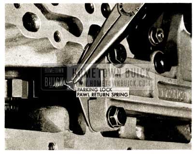 1958 Buick Flight Pitch Dynaflow Install Parking Lock Pawl Return Spring