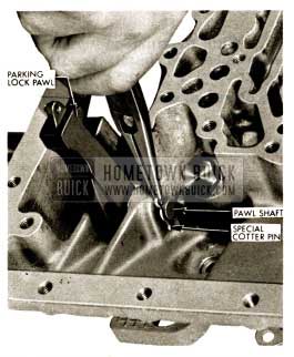 1958 Buick Flight Pitch Dynaflow Install Parking Lock Pawl