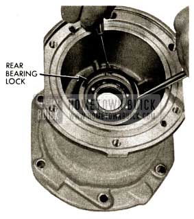 1958 Buick Flight Pitch Dynaflow Install Rear Bearing Lock