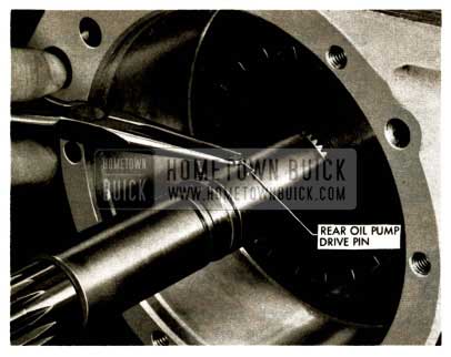 1958 Buick Flight Pitch Dynaflow Install Rear Pump Drive Pin