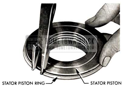 1958 Buick Flight Pitch Dynaflow Install Stator Piston Ring