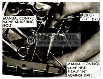 1958 Buick Flight Pitch Dynaflow Manual Control Valve Adjusting Bolt