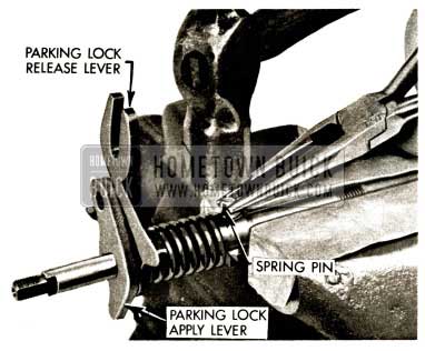1958 Buick Flight Pitch Dynaflow Parking Lock Release Lever