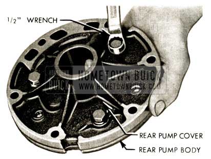 1958 Buick Flight Pitch Dynaflow Rear Oil Pump Cover