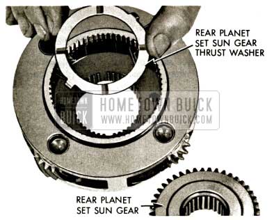 1958 Buick Flight Pitch Dynaflow Rear Planet Set Sun Gear Thrust Washer