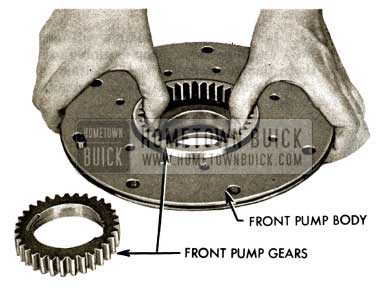 1958 Buick Flight Pitch Dynaflow Remove Front Pump Gears