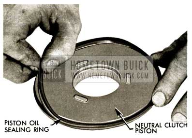 1958 Buick Flight Pitch Dynaflow Remove Neutral Clutch Piston Rubber Sealing Ring