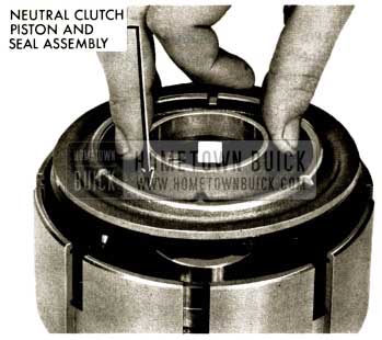 1958 Buick Flight Pitch Dynaflow Remove Neutral Clutch Piston