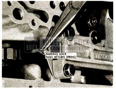 1958 Buick Flight Pitch Dynaflow Remove Parking Lock Pawl