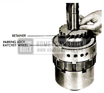 1958 Buick Flight Pitch Dynaflow Remove Parking Lock Ratchet Wheel
