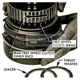 1958 Buick Flight Pitch Dynaflow Remove Rear Free Wheel Clutch Inner Race