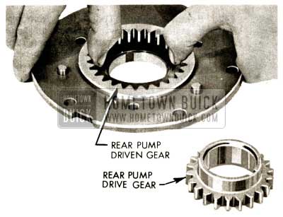 1958 Buick Flight Pitch Dynaflow Remove Rear Pump Gears