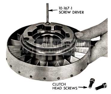 1958 Buick Flight Pitch Dynaflow Remove Special Clutch Head Screws