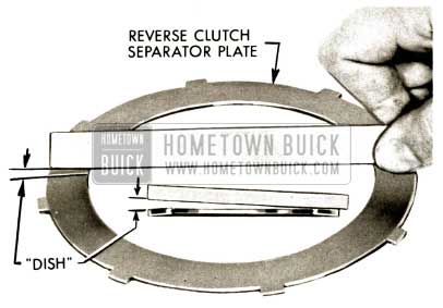 1958 Buick Flight Pitch Dynaflow Reverse Clutch Separator Plate